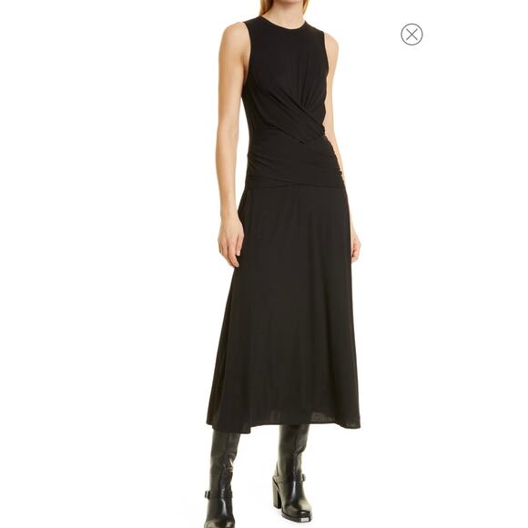 rag & bone Rose Wrap Front Sleeveless Dress